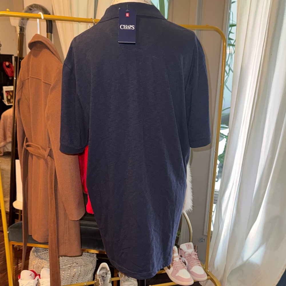 Men's Navy Polo Shirt - Picture 3 of 11
